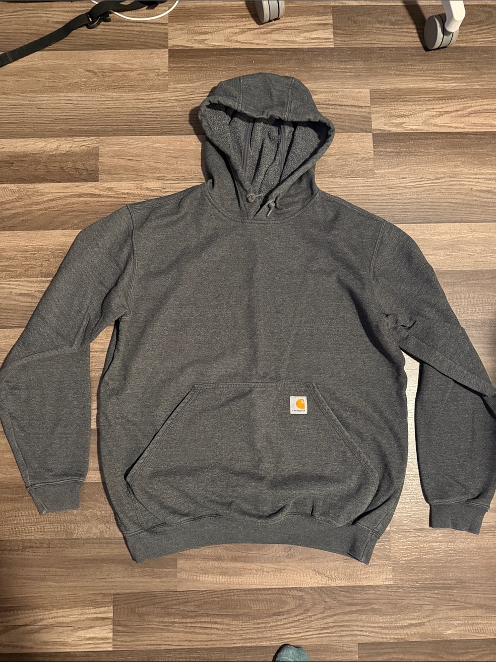 Carhartt dark grey rain defender sweatshirt